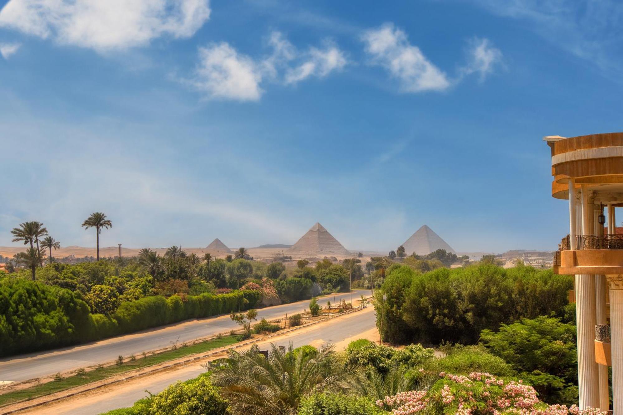 Golden Palm Sunrise Inn Kafret el-Gabal Eksteriør billede